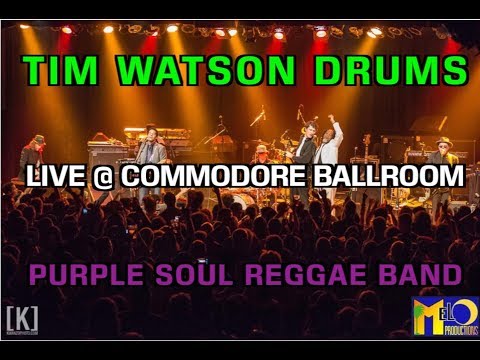 Reggae Drummer Tim Watson Playing Live @ Commodore Ballroom