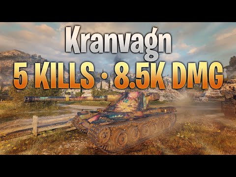 Kranvagn - Dominating Mines (5 Kills - 8.5k Dmg)