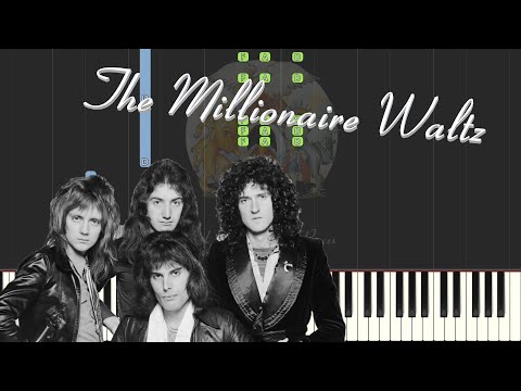 Queen - The Millionaire Waltz Piano/Karaoke *FREE SHEET MUSIC IN DESC* As Played by Freddie Mercury