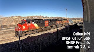 Gallup, NM | BNSF Gallup Sub, MP 157.5 - East (Chat) | SouthWest RailCams LIVE