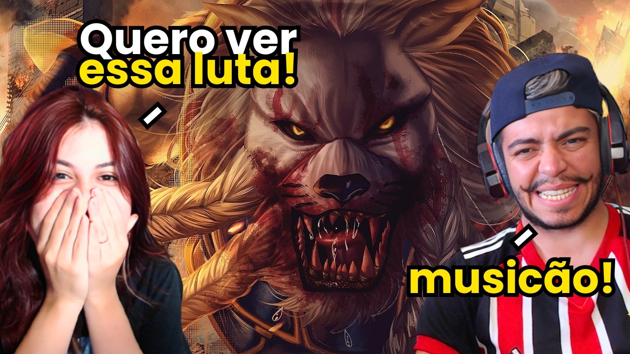♪ Battle Beast (Invencivel) | A Última Caça | AniRap | REACT