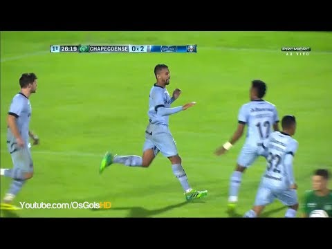 2º Gol de Michel, Chapecoense 3 x 6 Grêmio - Brasileirão 08/06/2017 [HD]