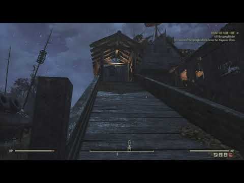 Fallout 76 Wastelanders - Hunter For Hire: Enter WV Lumber Co via "Blue Danube" Password PS4 (2020)