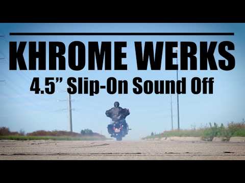 Khrome Werks Slip-On Muffler Sound Off