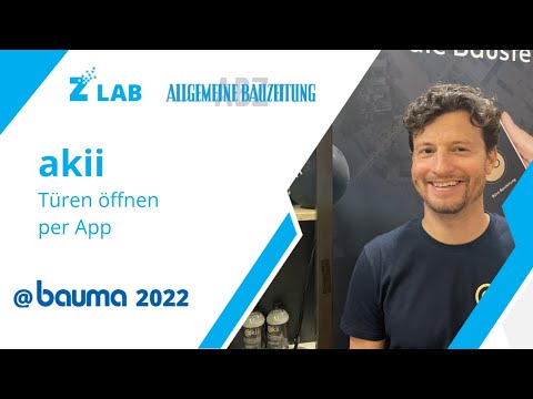 Baustelle Zukunft. akii – Türen öffnen per App