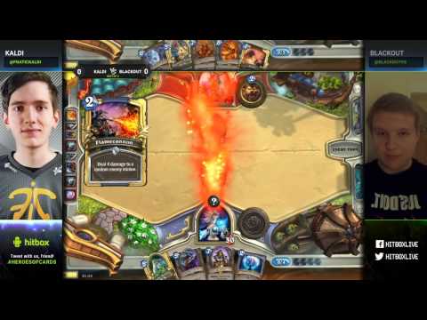 Kaldi VS Blackout - Heroes of Cards 5 Round G Hearthstone