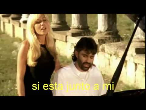Vivo por ella Andrea Bocelli y Marta Sanchez - letra