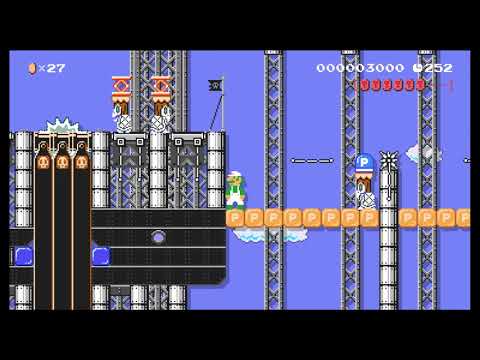 Super Mario Maker 2 Level Showcase: Springbone Scaffolding