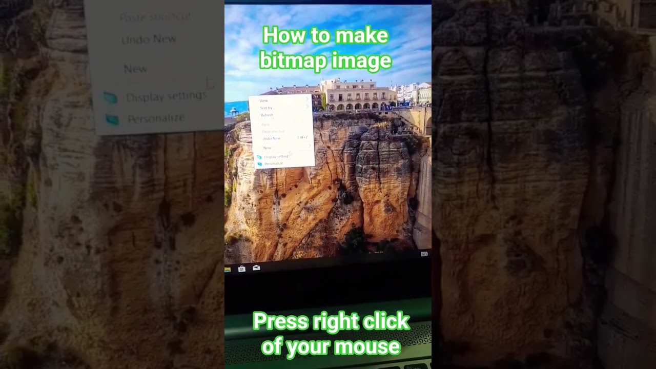 how to create bitmap image in computer center computer anant tricks easy easy easy subscribe and l