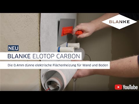 Elektrische Flächenheizung BLANKE ELOTOP CARBON (0,4mm dünn)