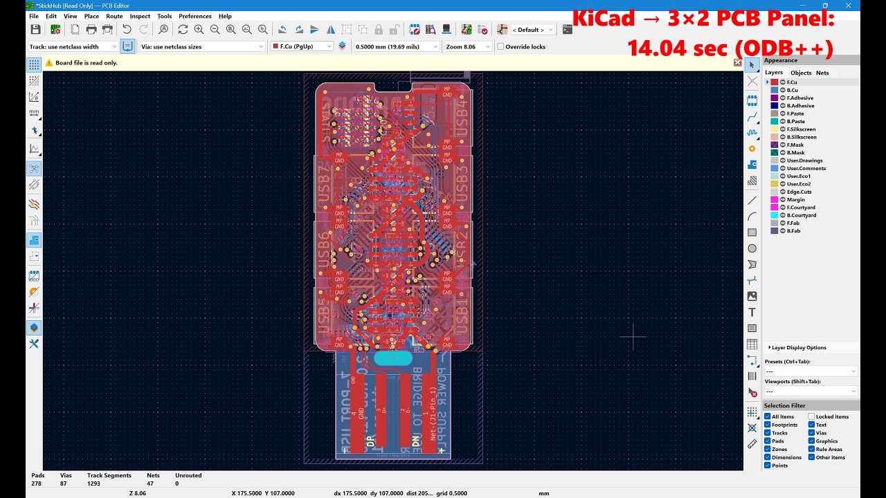 How to Generate CNC-Ready G-code Data from KiCad in 14 Seconds