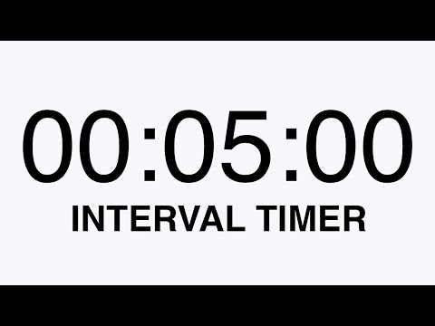 One Hour 5-Minute Interval Timer [Bell Alarm]