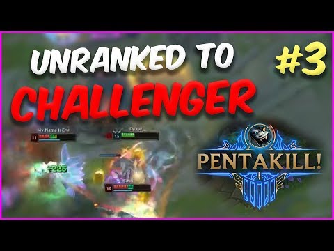 ScrubNoob Unranked to Challenger #3 | The Rengar PENTA??!! (ft. Tobias Fate)