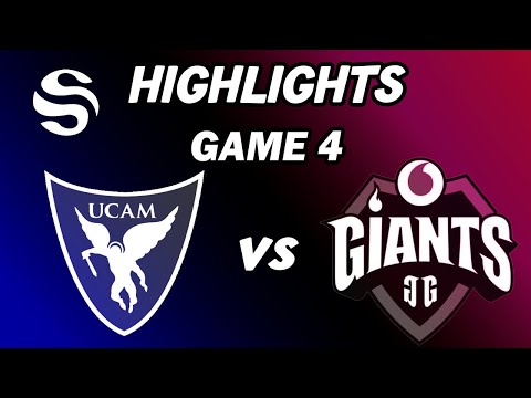 UCAM Esports vs Vodafone Giants game 4 highlights | UCAM vs Giants | Superliga Semis Mapa 4