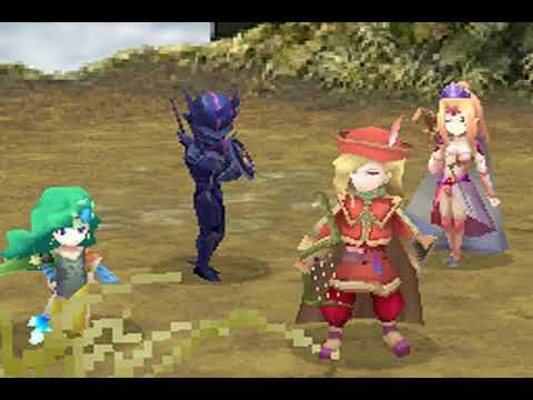 Final fantasy 4 DS part 8 Rosa cured, Learning fire, mount gobz
