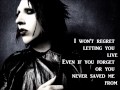 Marilyn Manson- Overneath The Path Of Misery ...