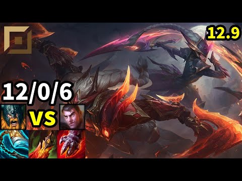 Olaf Top vs Jayce - KR Master | Patch 12.9
