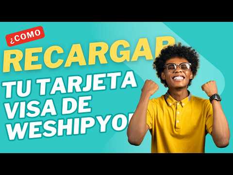 Recarga Tu Tarjeta Visa de WeShipYou en 1 Minuto ¡Fácil y Rápido! 🔥