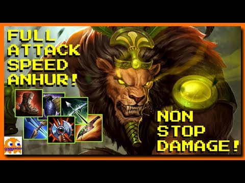 FULL ATTACK SPEED ANHUR! NON STOP DAMAGE, SO DUMB! | SMITE Ranked Duel Will It Work