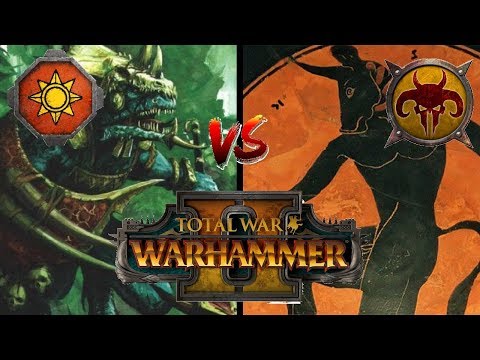 THE TEMPLE GUARD | Lizardmen vs Beastmen: Mortal Empires - Total War Warhammer 2