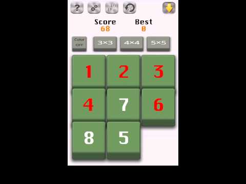 Number Slide-15 Fifteen puzzle