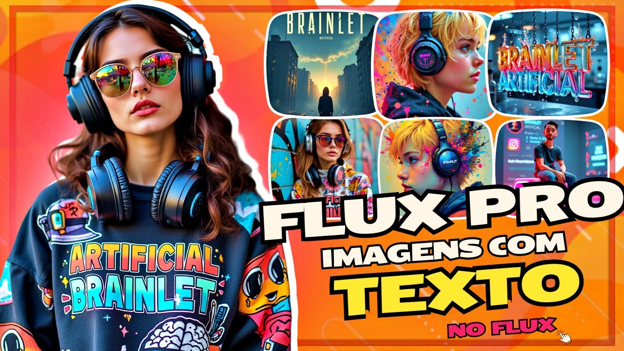 CRIE IMAGENS INCRÍVEIS COM TEXTO NO FLUX PRO
