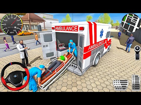 Ambulance City Rescue Simulator - 911 US Emergency Ambulance Driving 3D - Android Gameplay