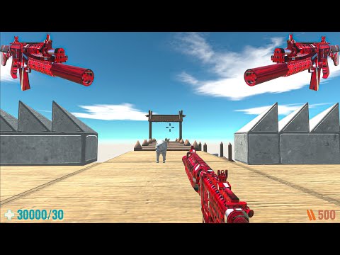 GRENADE LAUNCHER FPS DEATH RUN TEST-Animal Revolt Battle Simulator