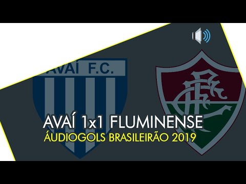 🎧 #ÁUDIOGOLS - Avaí 1x1 Fluminense / Brasileirão 2019 - Globo RJ
