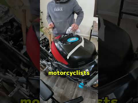 Why break a motorcycle's fuel tank?
