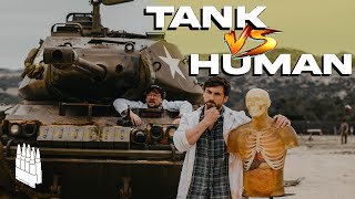 What Happens If A Tank Shoots Directly at a Human (Point Blank)