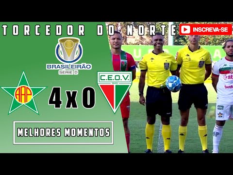 Portuguesa-RJ x Operário VG Jogo da volta Brasileirão Serie D 2023 Melhores Momentos