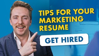 Resume Tips for a Marketing Job (From a Digital Marketing Agency Owner)