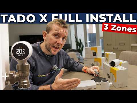HOW TO INSTALL TADO X RADIATOR THERMOSTATS - 3 Zones!