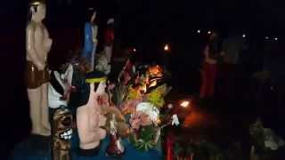 Grupo De Tambor 7 Rayos (tambor de san millan) (12 de octubre 2014) (baile en candela)