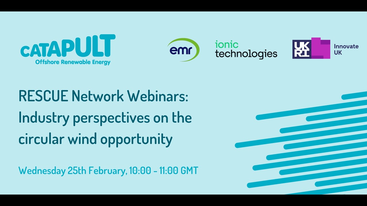 RESCUE Network Webinars: Industry perspectives on the circular economy