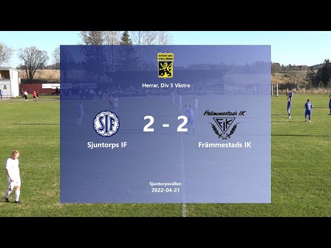 220421 Sjuntorps IF - Främmestads IK, Höjdpunkter
