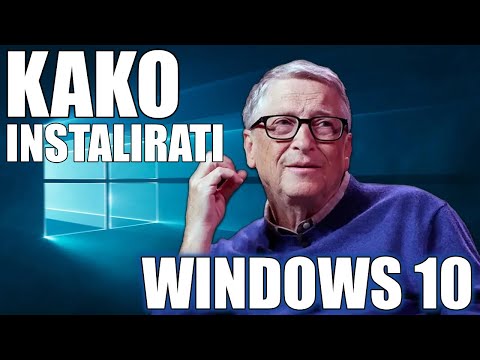 KAKO INSTALIRATI WINDOWS 10