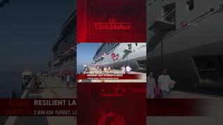 RESILIENT LADY KRUVAZİYERİ, BODRUM’A GELDİ #haber #keşfet #GEMİ #tatil #bodrum
