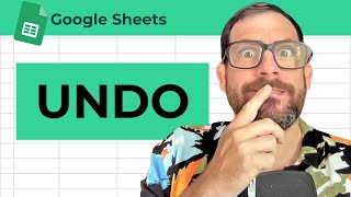 How to Undo in Google Sheets