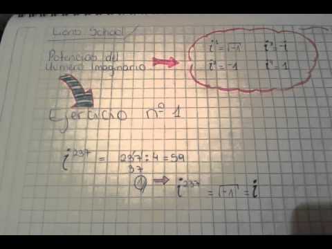 Ejercicios de Numero Imaginario