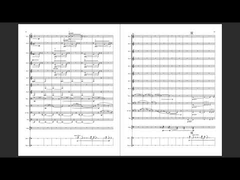 Daniel Knaggs - Ver Novum (Symphony for Brass and percussion) - score video