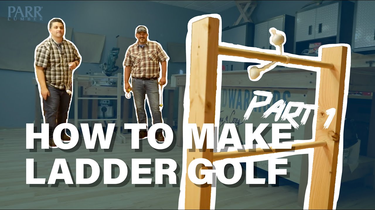 DIY - Collapsible Ladder Golf   [Part 1/2]