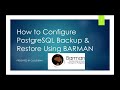 BARMAN PostgreSQL Backup Restore Streaming Backup Part 1