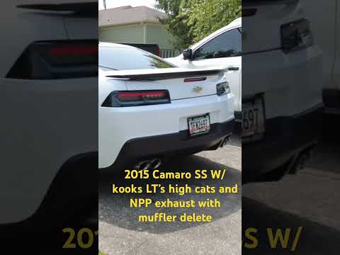 5th gen Camaro SS COLD START w Kooks long-tube headers high flow cats - 5,533 views, Austin Kenny