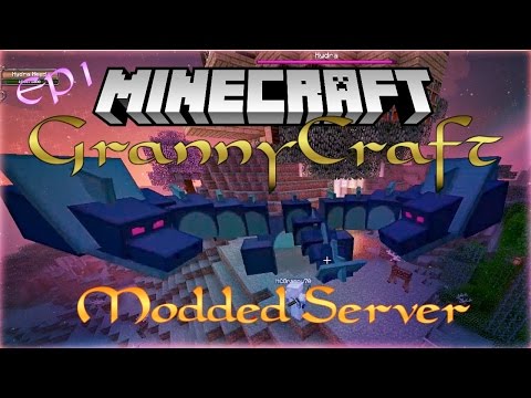 Minecraft 1.5.2 - FTB Unleashed - GrannyCraft Modded Server  - Ep 1