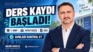Üniversite Ders Kaydı Nasıl Yapılır? | 1. Sınıf, Yatay Geçiş, DGS. Ara