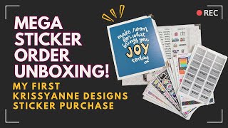 Krissyanne Designs MEGA Unboxing! First Timer Here