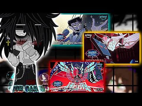 []Creepypastas reaccionan a Hazbin hotel songs[]♥︎||RON_GAMER||♥︎ 