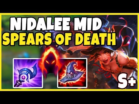 NIDALEE MID vs ZED SEASON 9! SPEARS OF DEATH! - League of Legends
